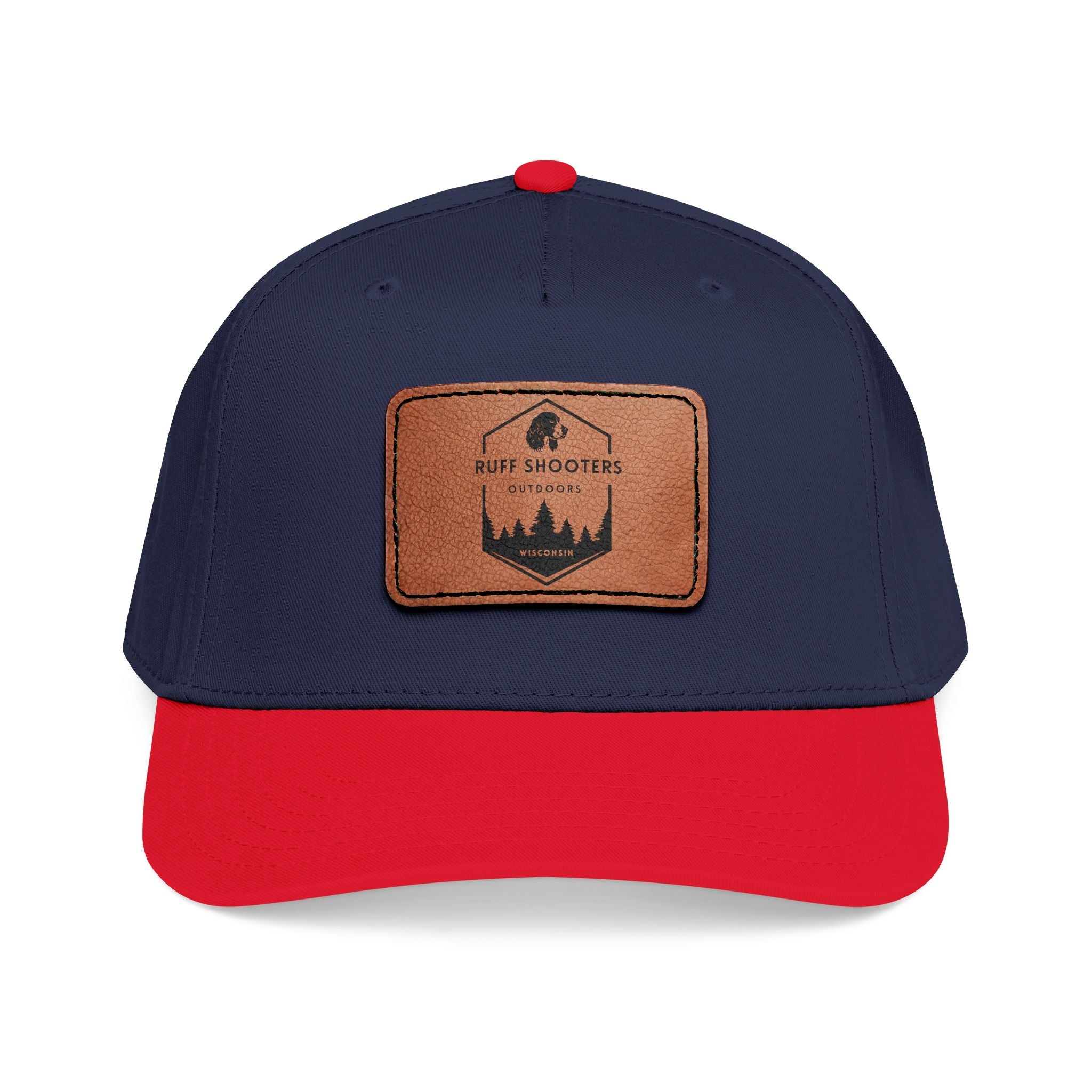 Leather Patch Ruff Shooters Outdoors Logo