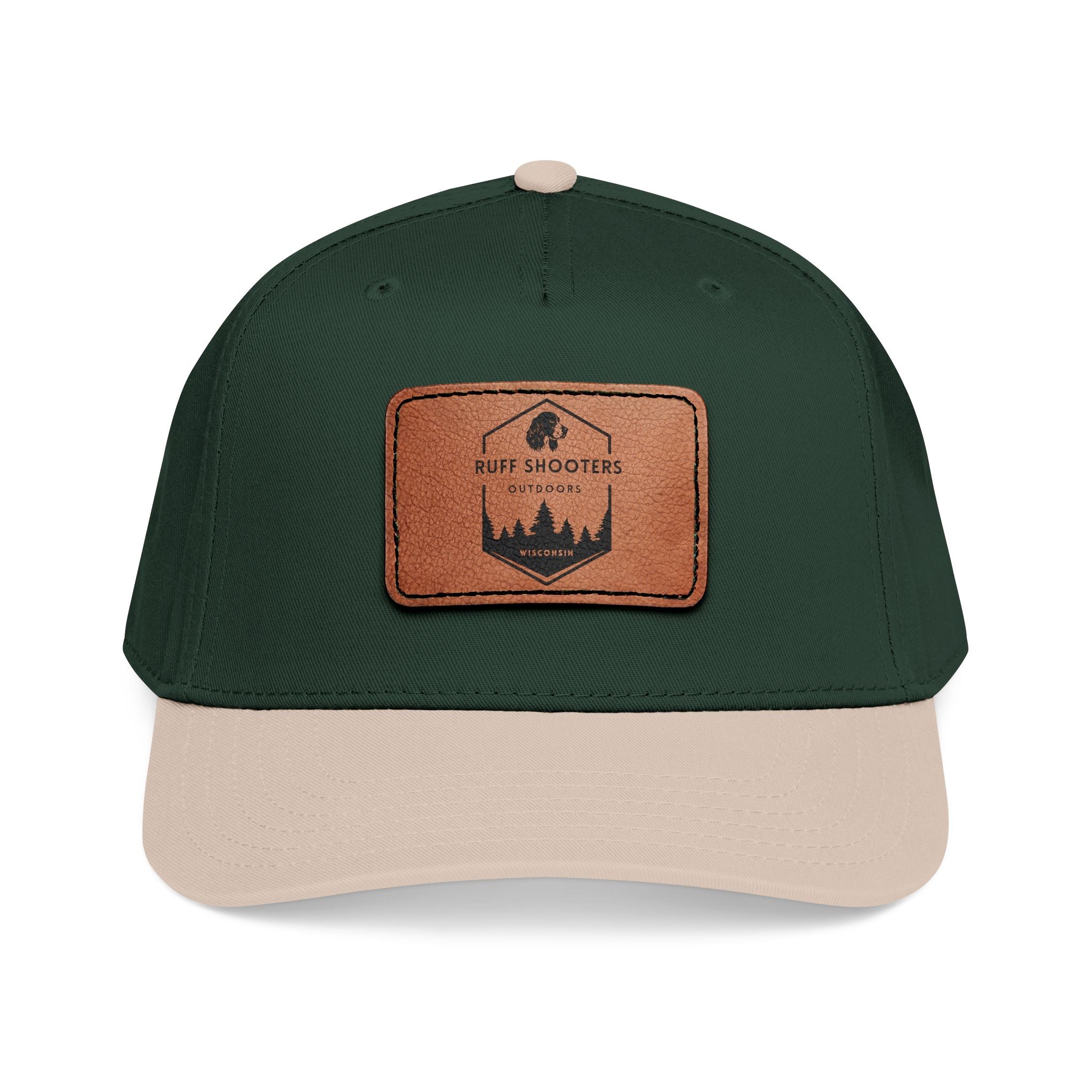 Leather Patch Ruff Shooters Outdoors Logo