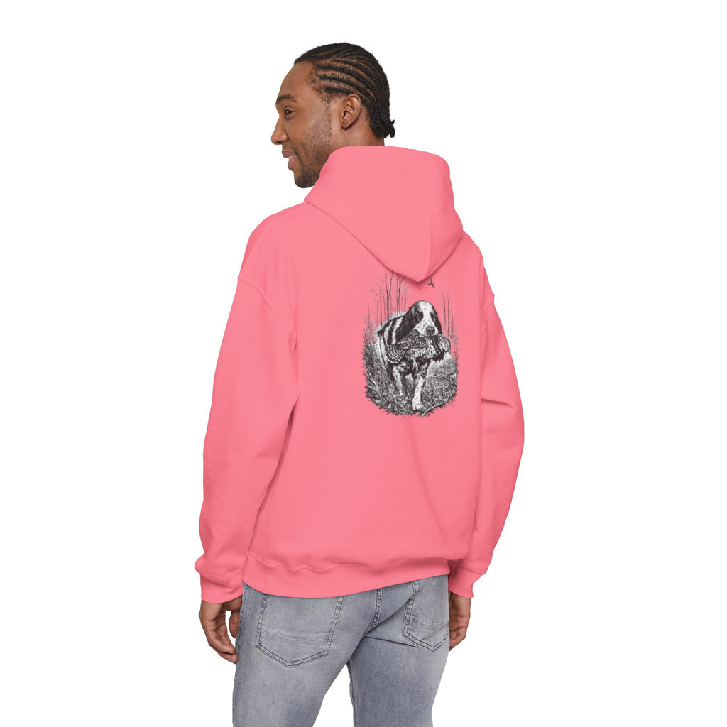Ruff Shooters Tired Eyes Graphic Hooded Sweatshirt