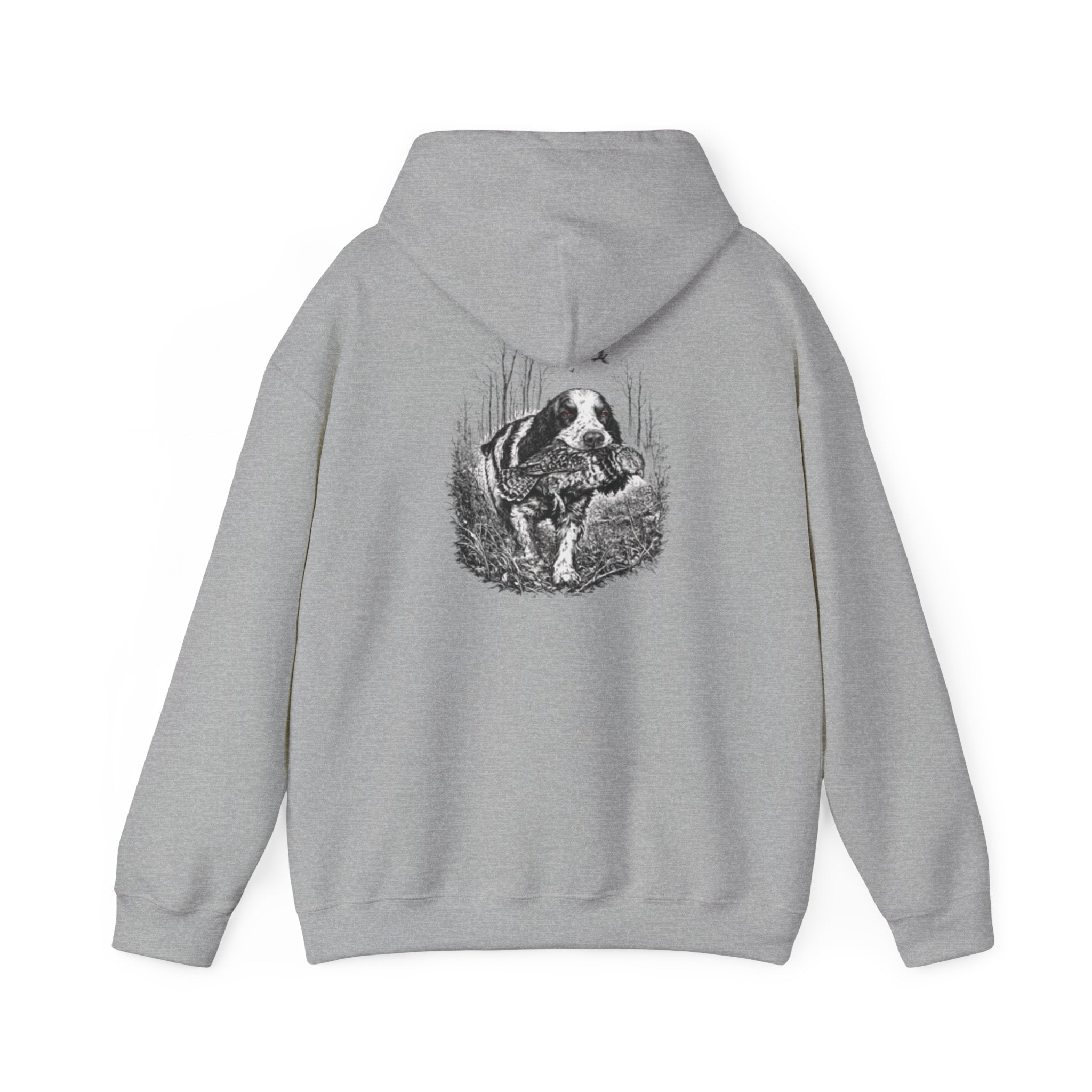 Ruff Shooters Tired Eyes Graphic Hooded Sweatshirt