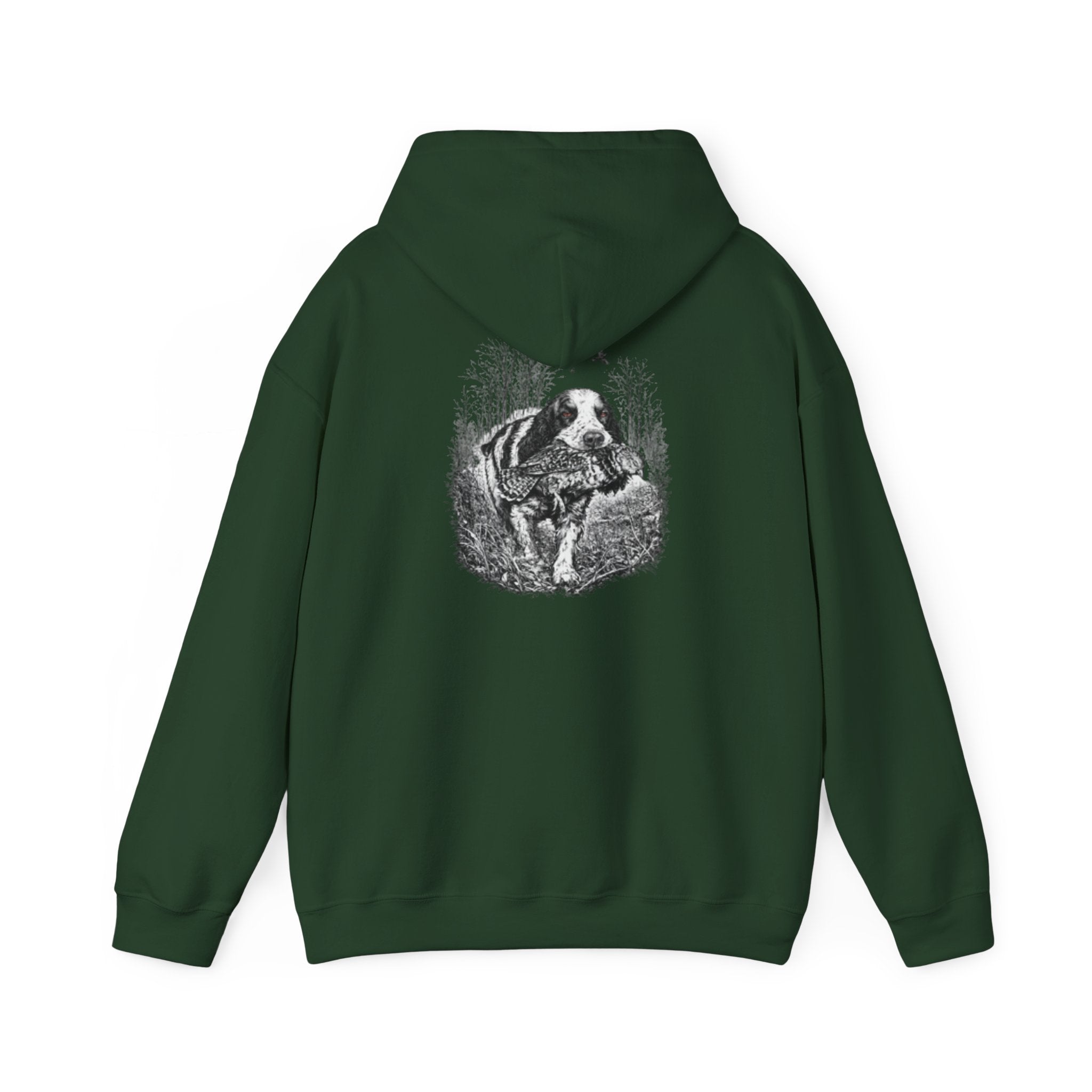 Ruff Shooters Tired Eyes Graphic Hooded Sweatshirt