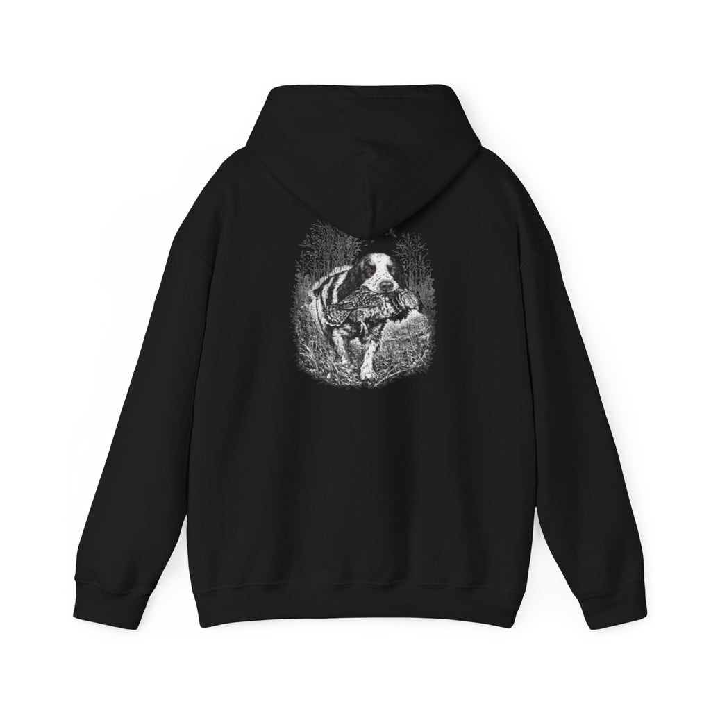 Ruff Shooters Tired Eyes Graphic Hooded Sweatshirt