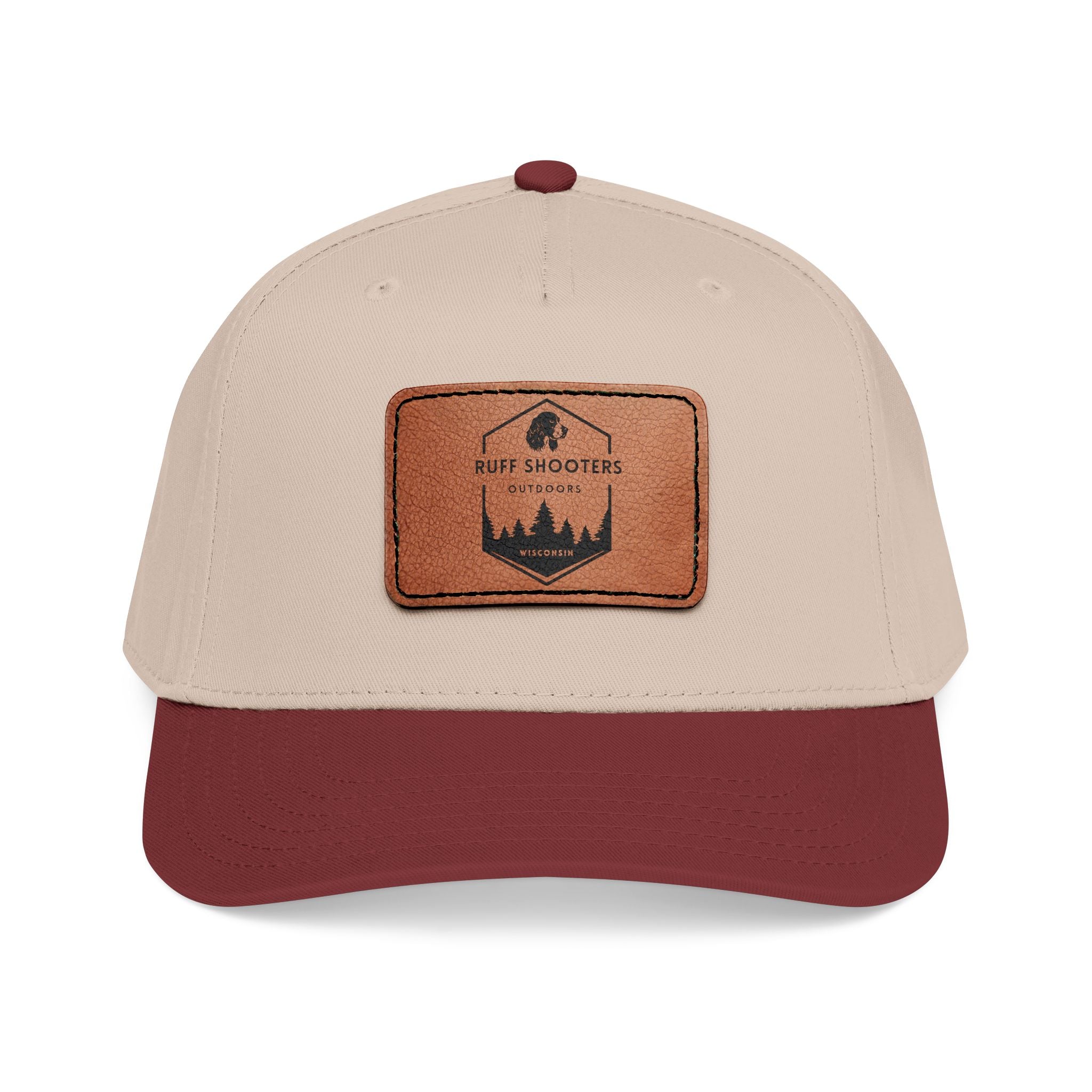Leather Patch Ruff Shooters Outdoors Logo