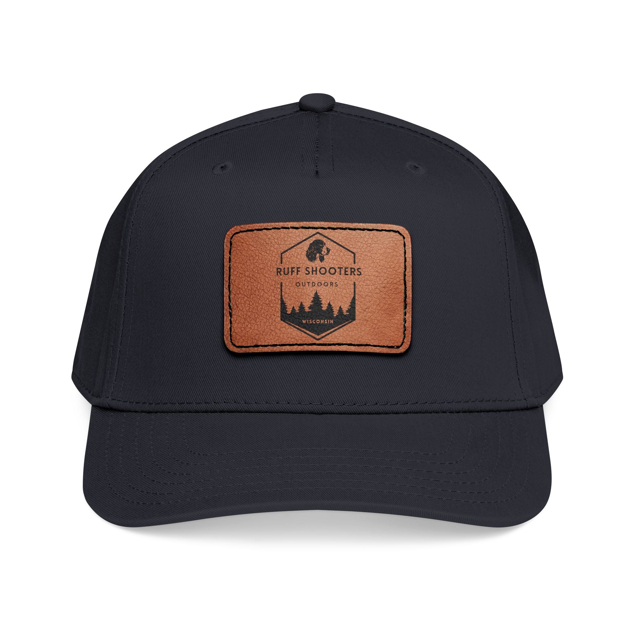 Leather Patch Ruff Shooters Outdoors Logo