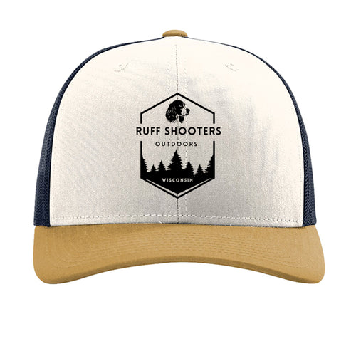 Cream/ Navy/ Amber Gold - FRONT