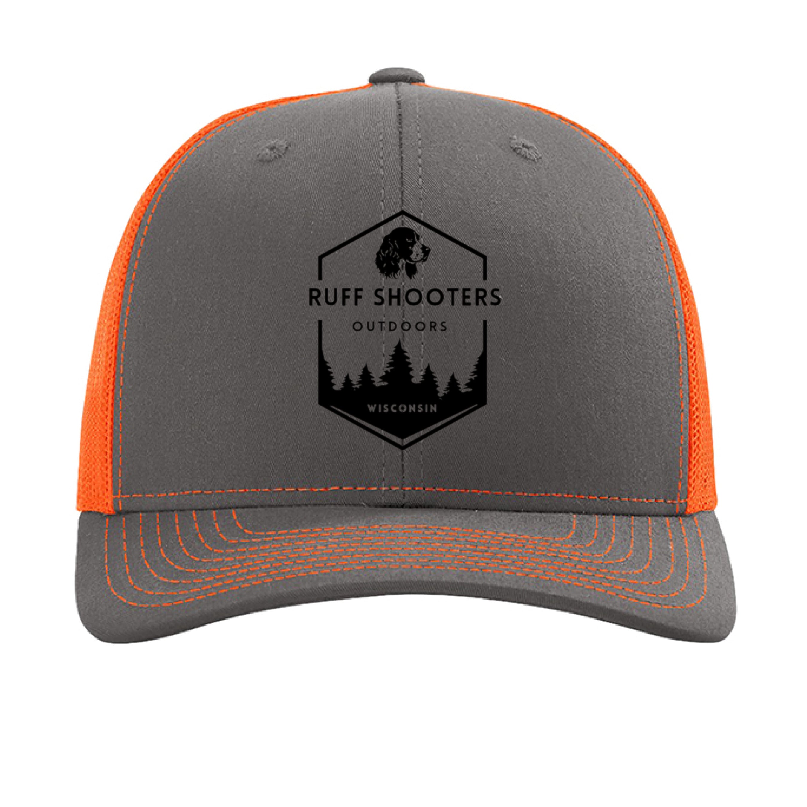 Charcoal/ Neon Orange - FRONT