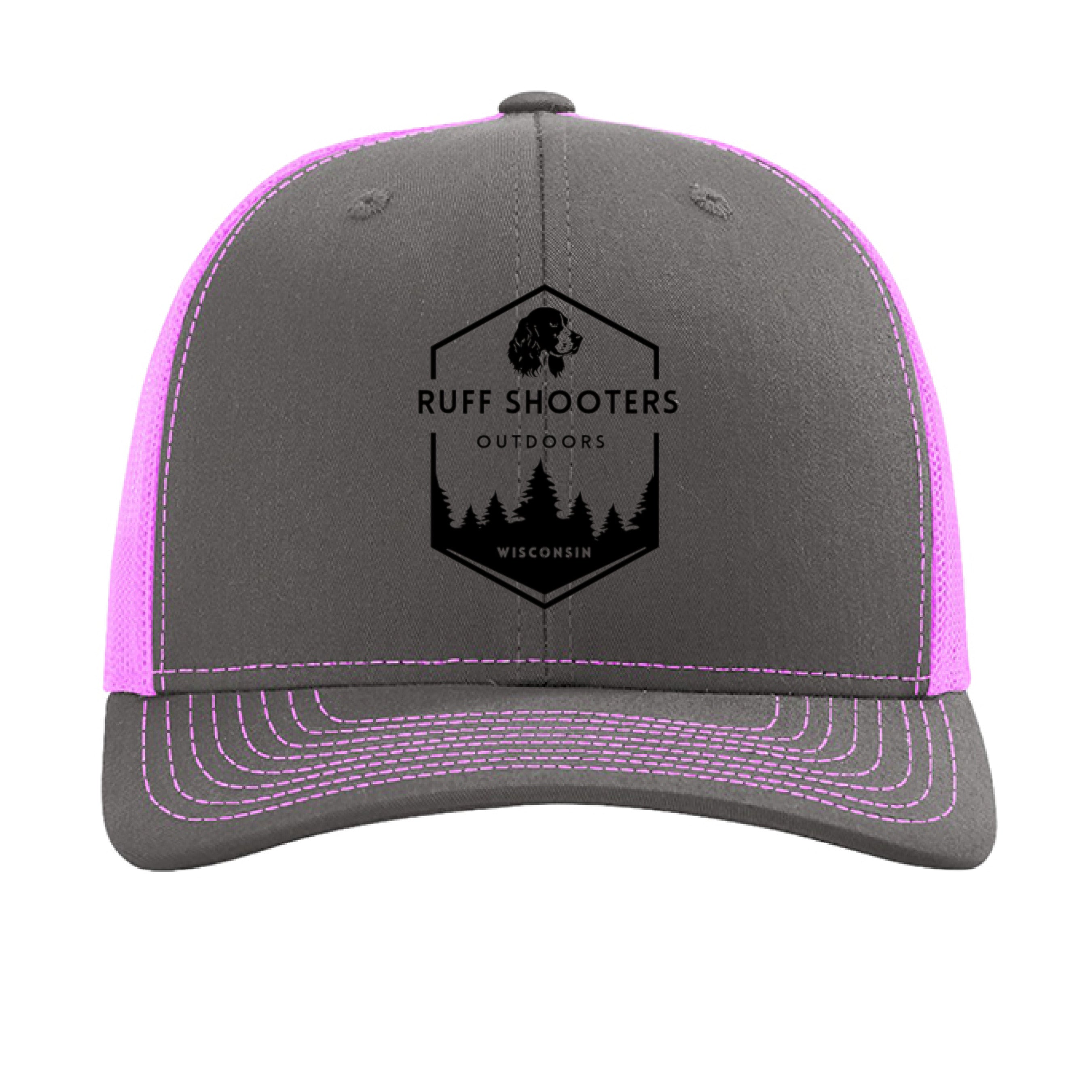 Charcoal/ Neon Pink - FRONT