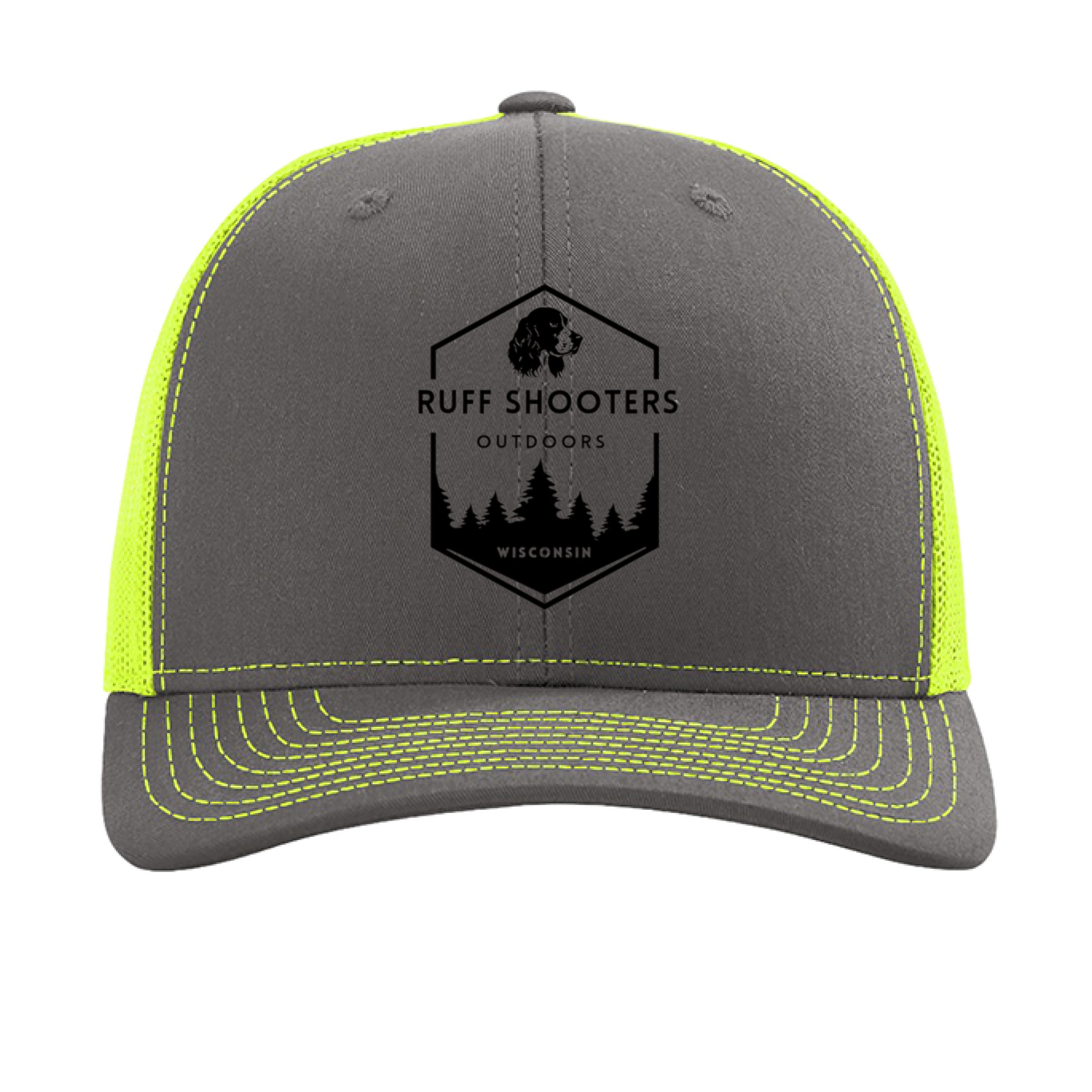 Charcoal/ Neon Yellow - FRONT