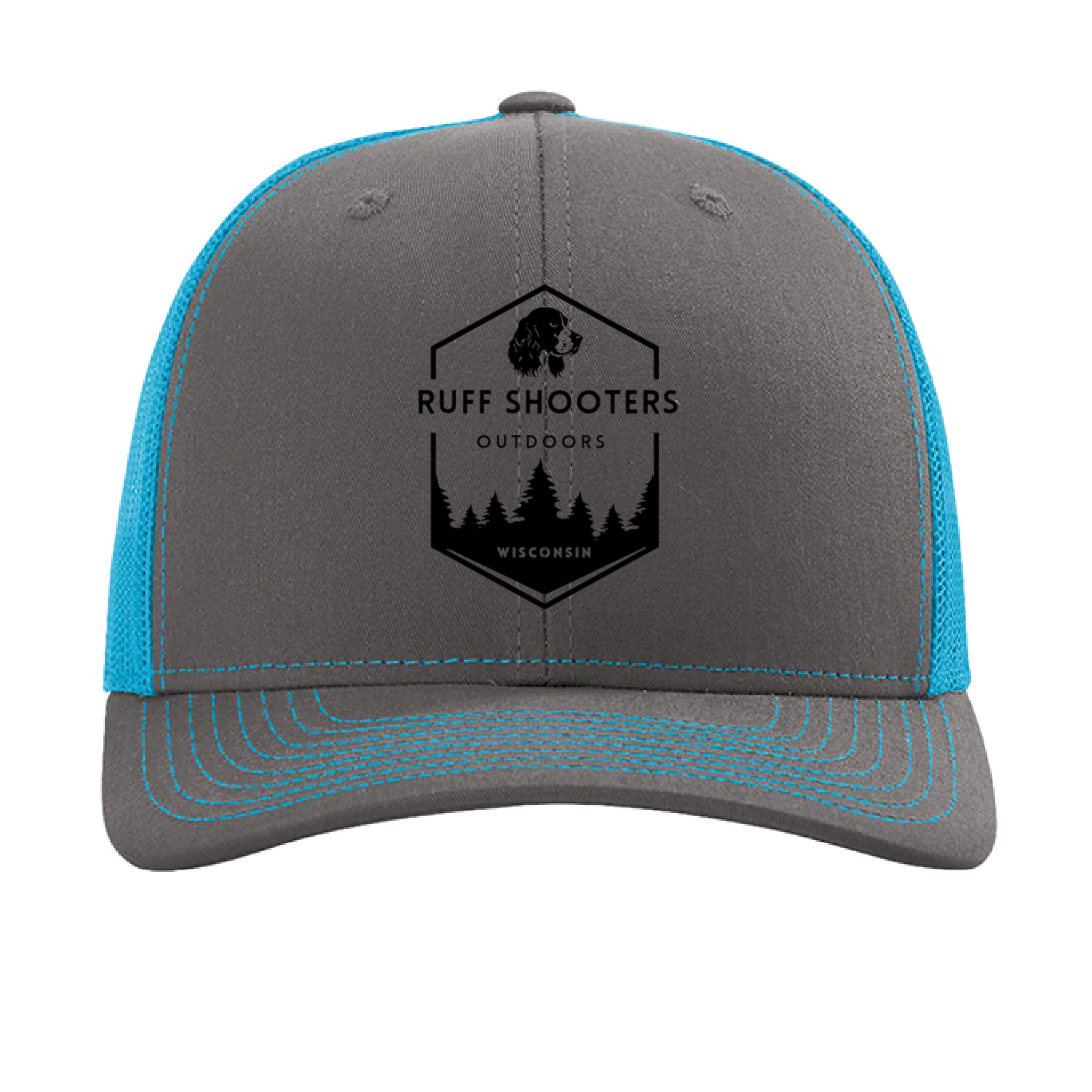 Charcoal/ Neon Blue - FRONT