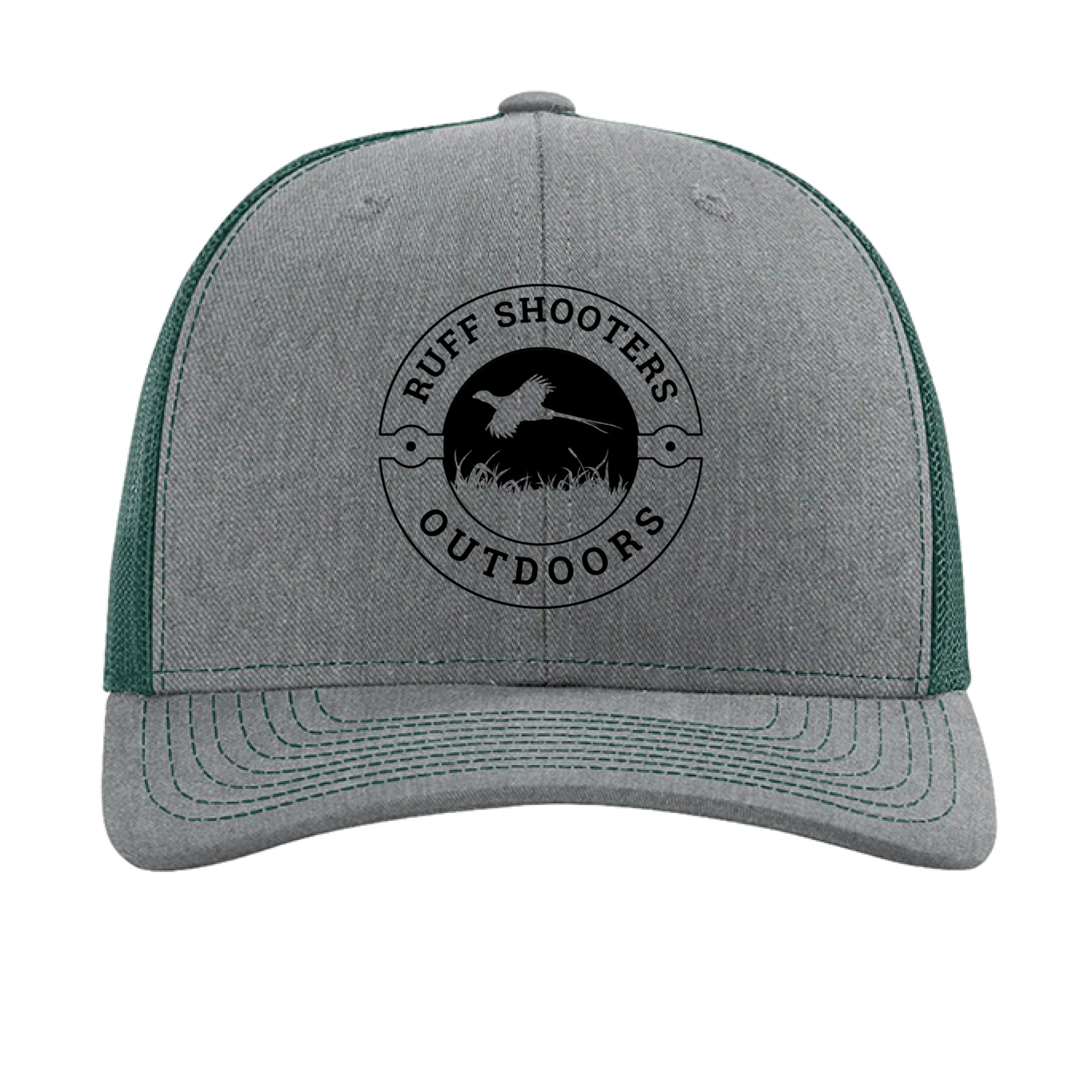 Heather Grey/ Dark Green - FRONT